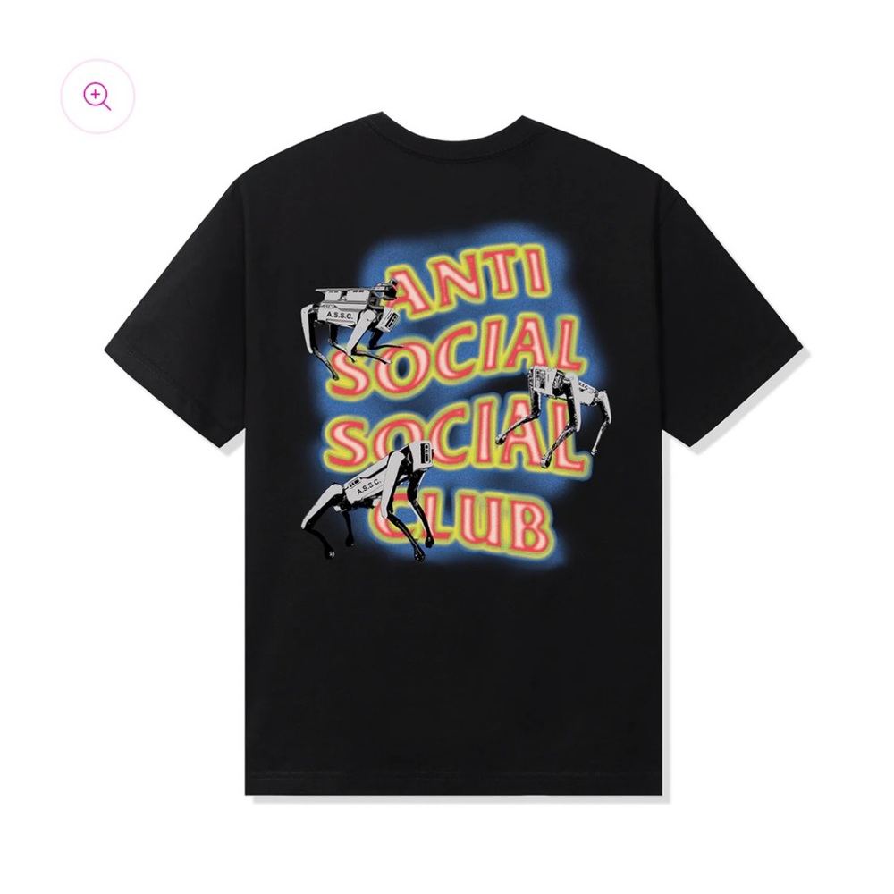 AntiSocialSocialClub “Cyber Dogs Tee” There’s 2 x Large & 1 XL in Black!